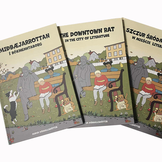 Miðbæjarrottan: í Bókmenntaborg -íslenska/enska/pólska